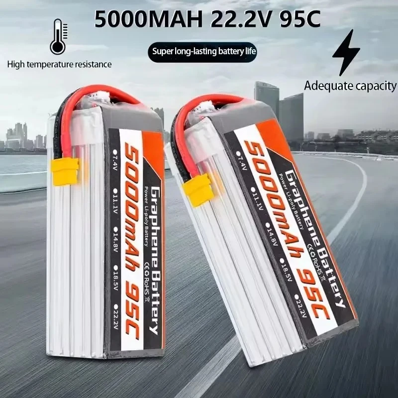 Batteria Lipo 95C 22.2V 6S 500 - 6S Lipo Battery 22.2V 5000Mah recensione e prezzo