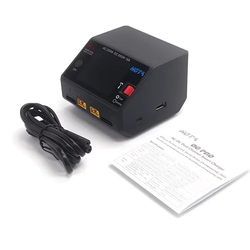 Caricabatterie HOTA D6 Pro a D - Hota D6 Pro Dual Lipo Charger recensione e prezzo