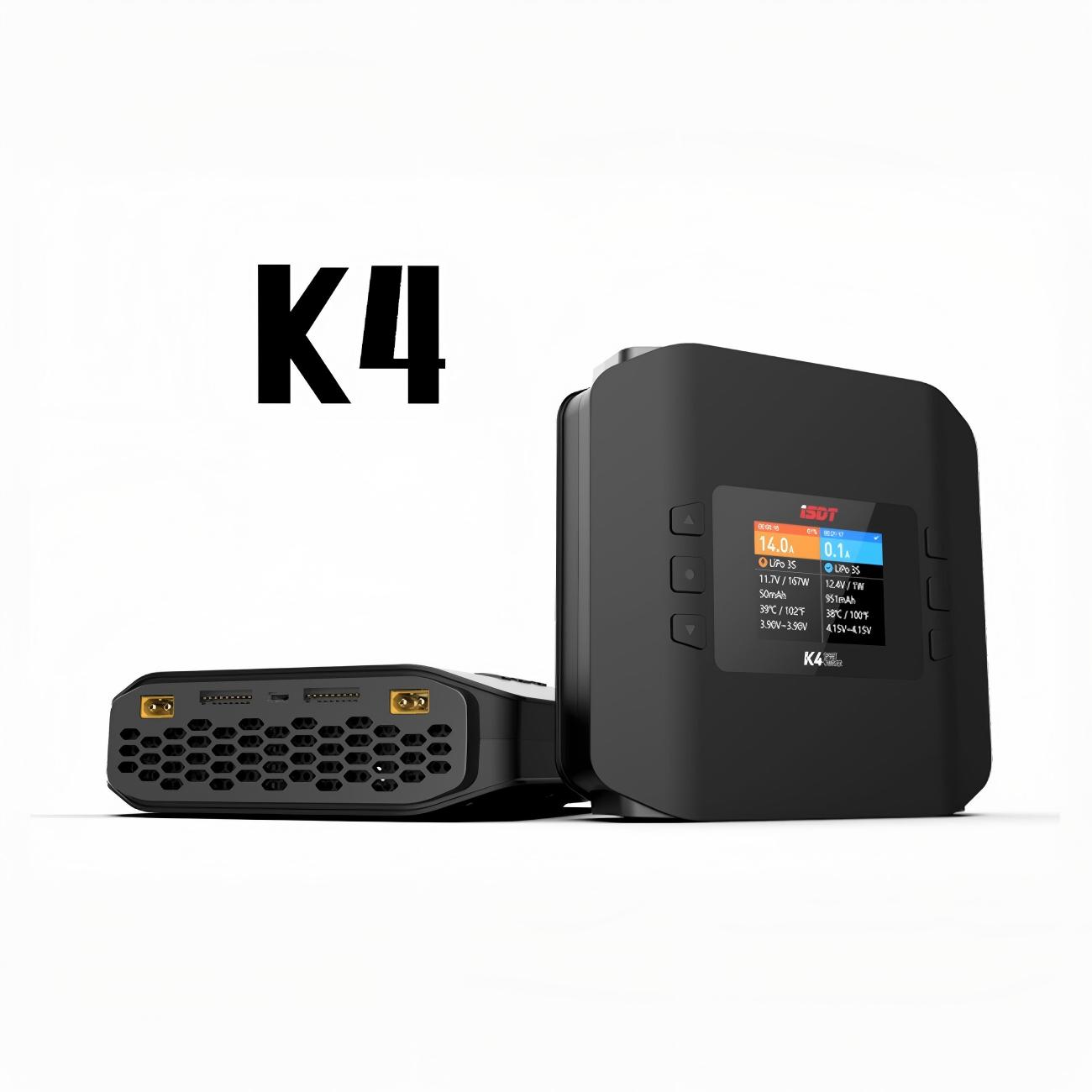 Caricabatterie bilanciatore in - Isdt K4 Dual Lipo Charger recensione e prezzo