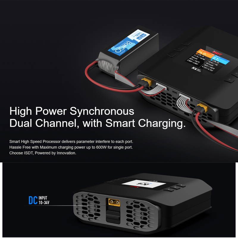 Caricabatterie intelligente pe - Isdt K4 Dual Lipo Charger recensione e prezzo